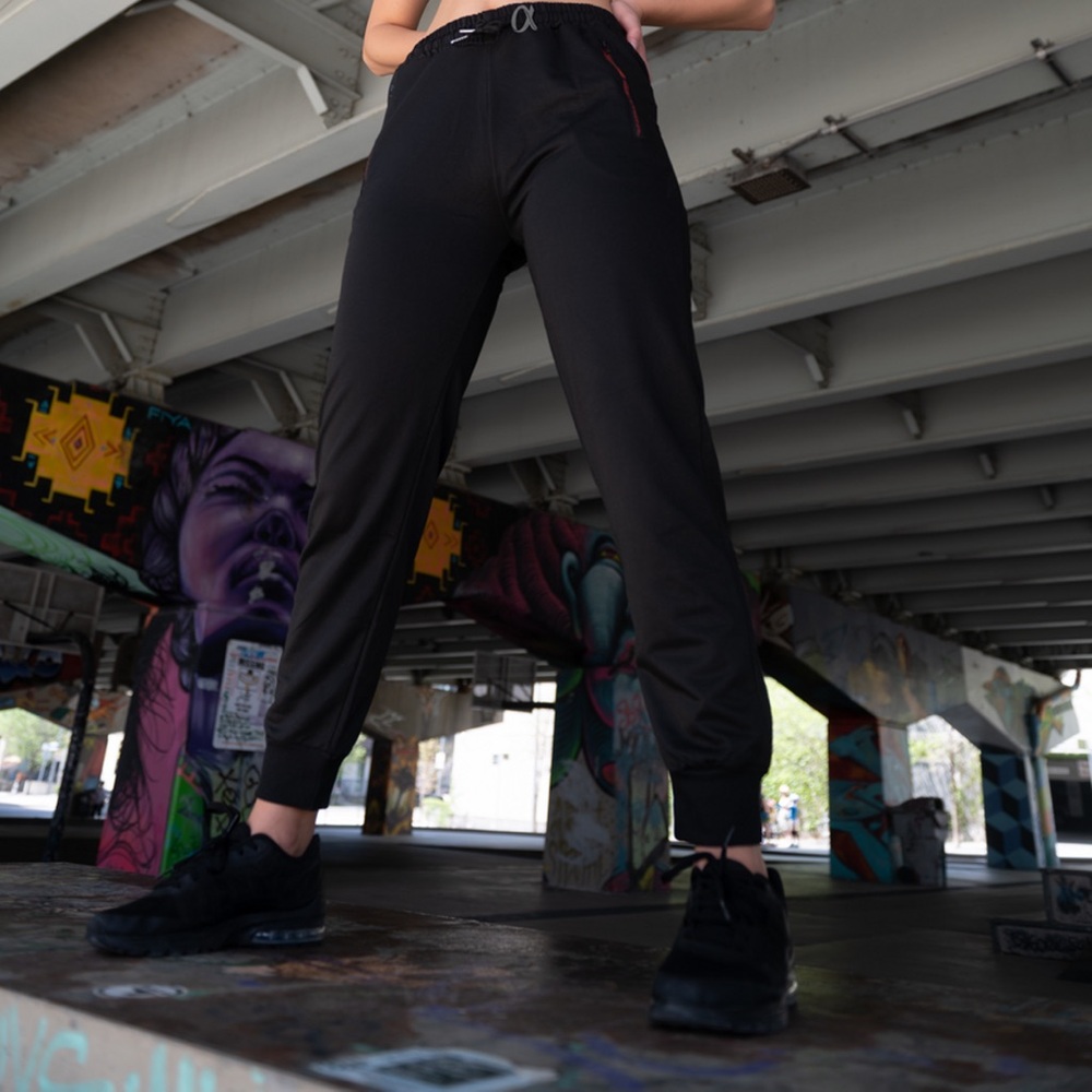 BNWT Black Cotton Joggers